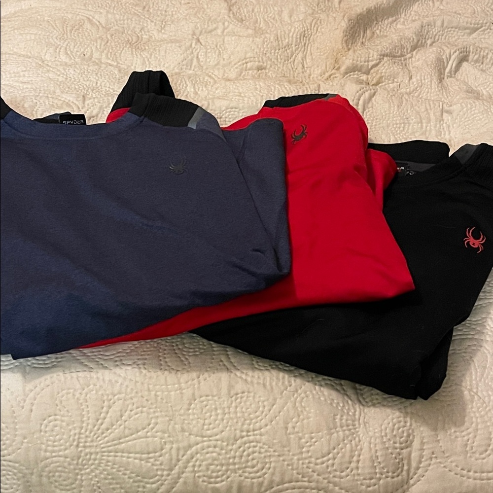 Spyder Men's Crewneck Sweatshirts - Navy, Red, Black